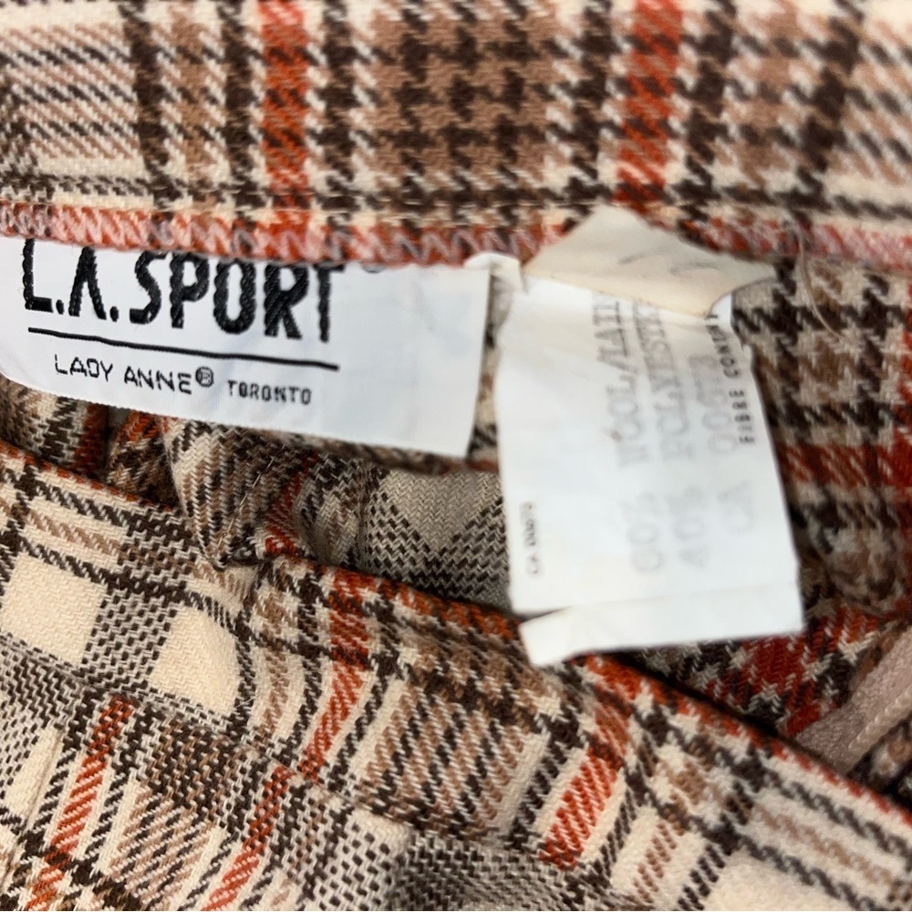 Vintage Two-Piece Tartan Wool Vest Suit XS - Picture 5 of 11